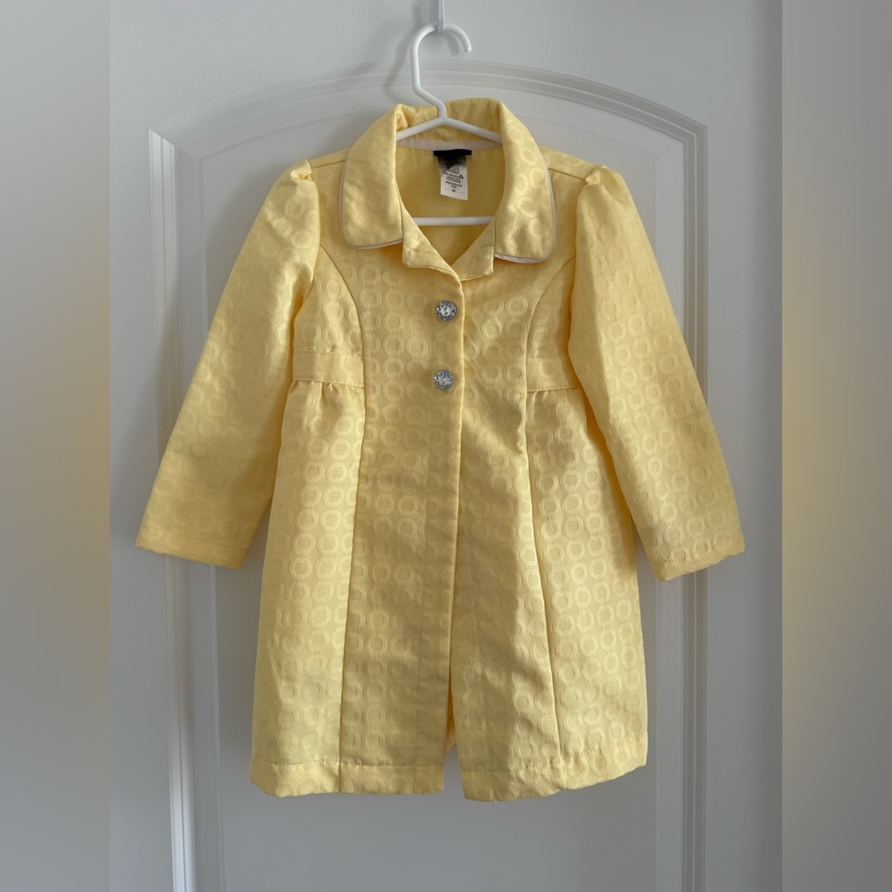 Holiday Editions Lightweight Yellow Coat for Kids